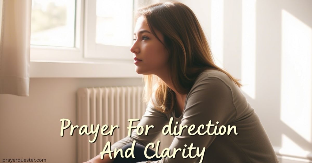 Prayer For Direction And Clarity