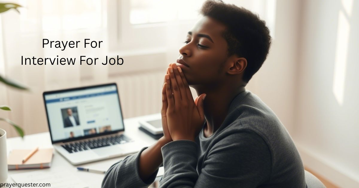 Prayer For Interview For Job