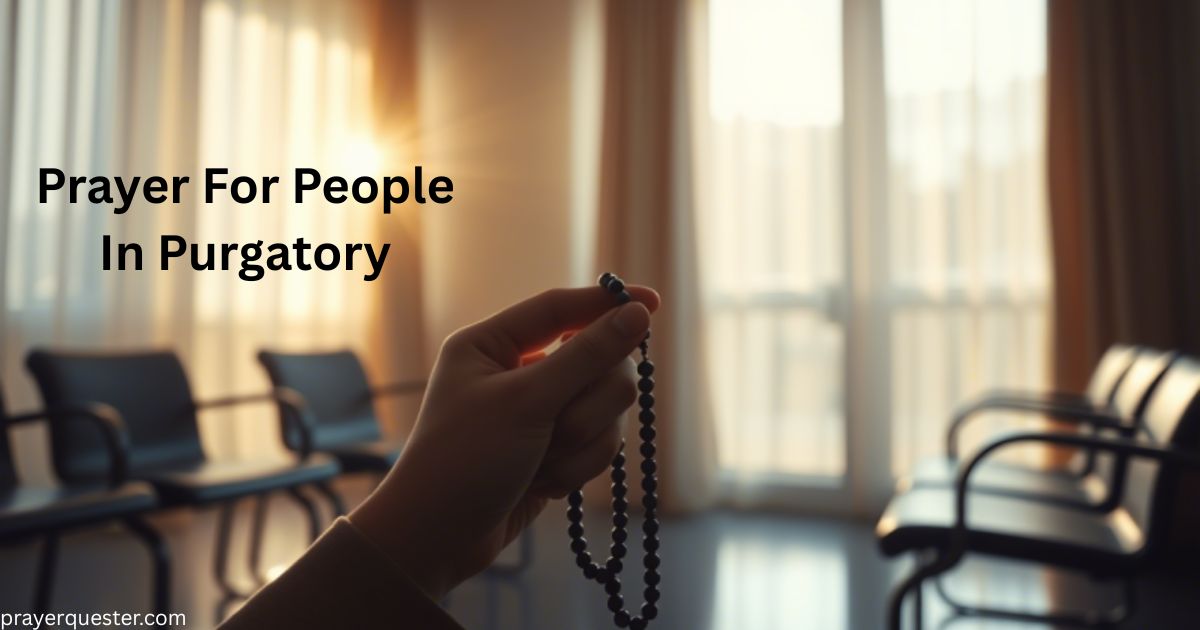 Prayer For People In Purgatory