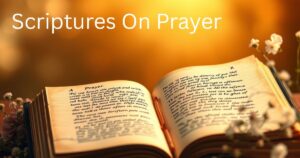 Scriptures On Prayer