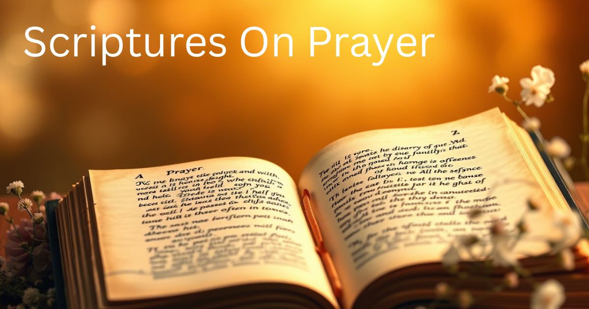 Scriptures On Prayer