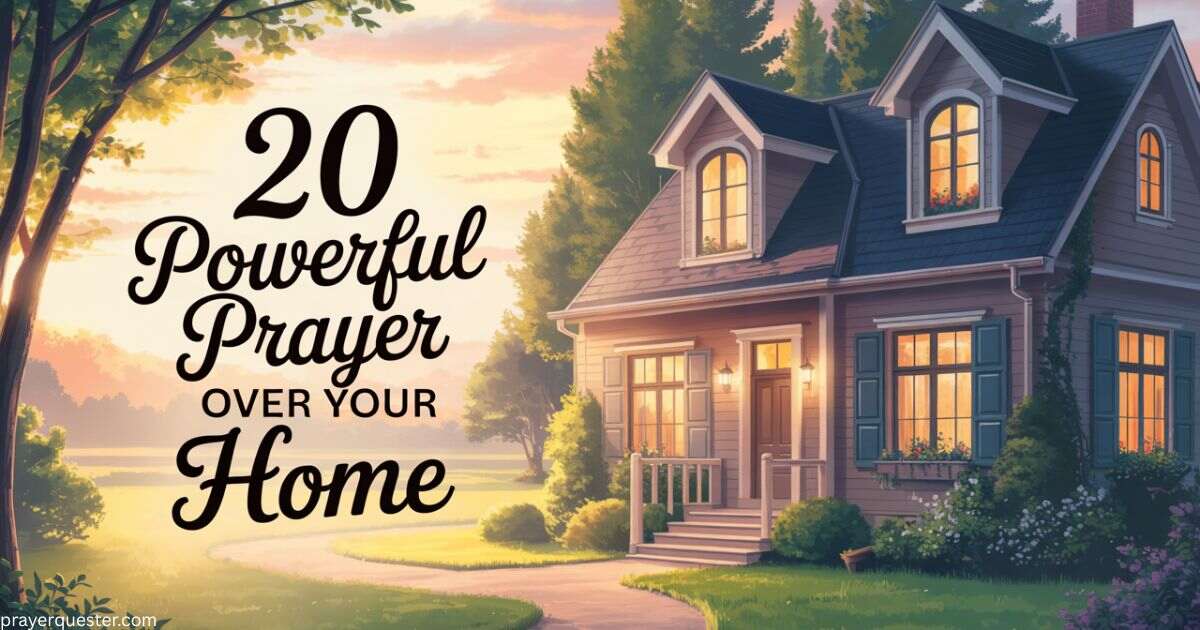 20 Powerful Prayer Over Your Home