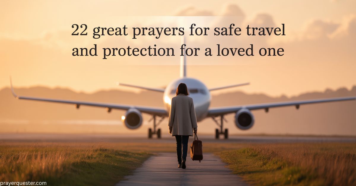 22 Great Prayers For Safe Travel And Protection For A Loved One