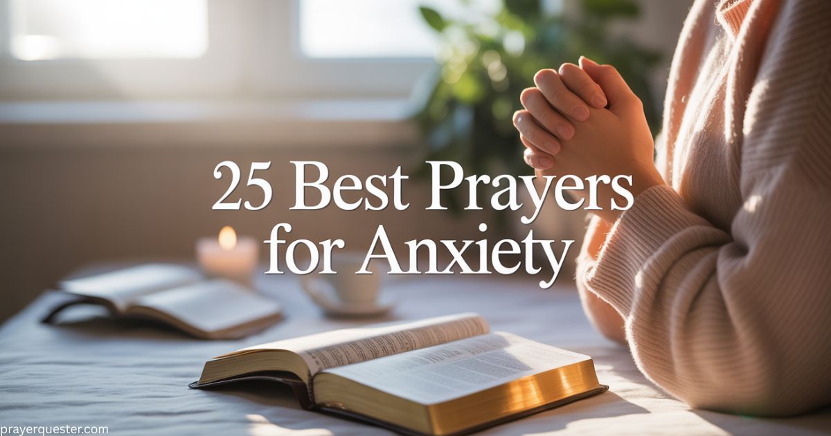 25 Best Prayers For Anxiety