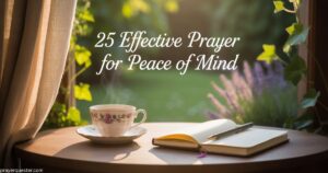 25 Effective Prayer for Peace of Mind