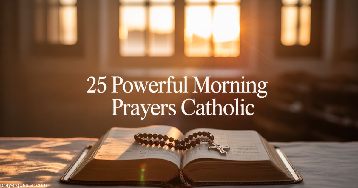 25 Powerful Morning Prayers Catholic