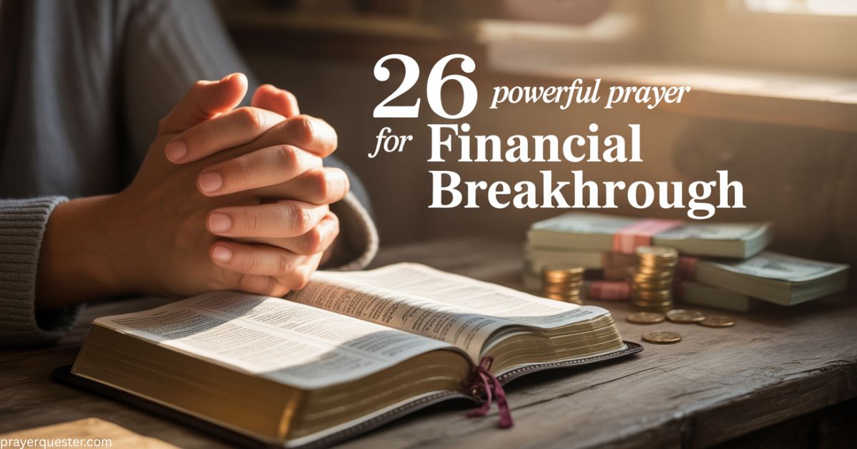26 Powerful Prayer for Financial Breakthrough