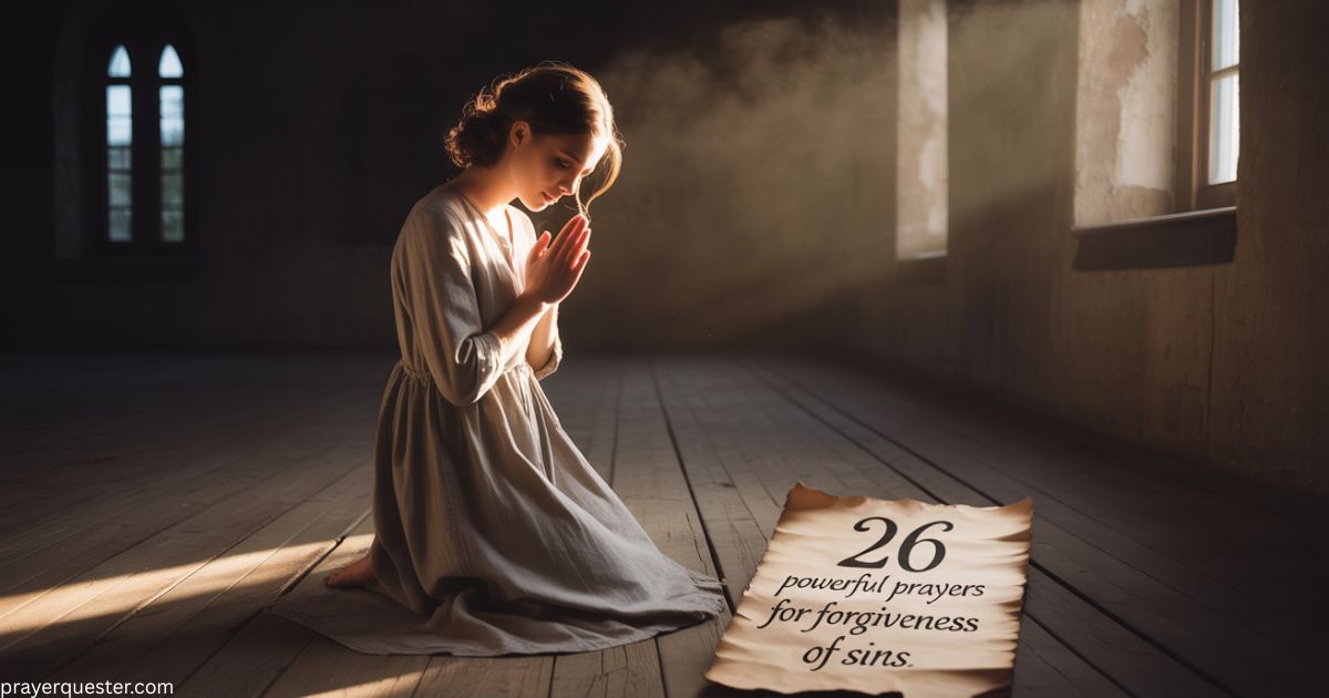 26 Powerful Prayers For Forgiveness Of Sins