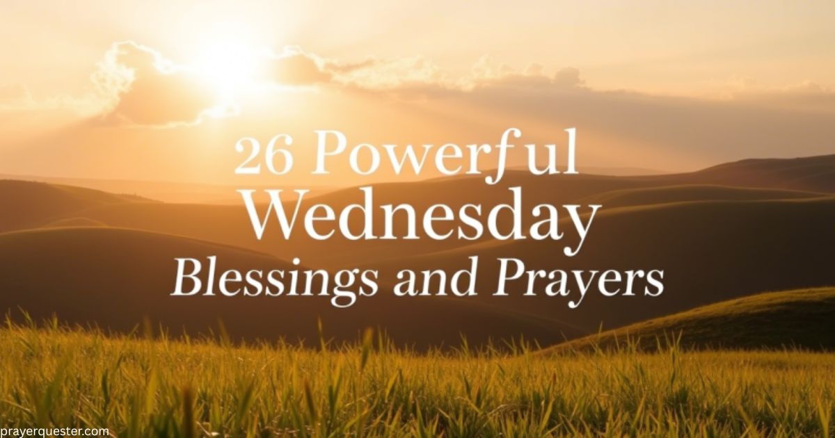 26 Powerful Wednesday Blessings and Prayers