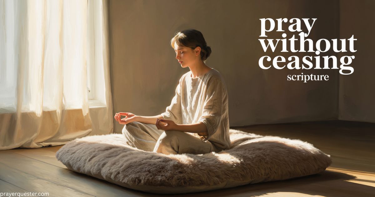 Pray Without Ceasing Scripture