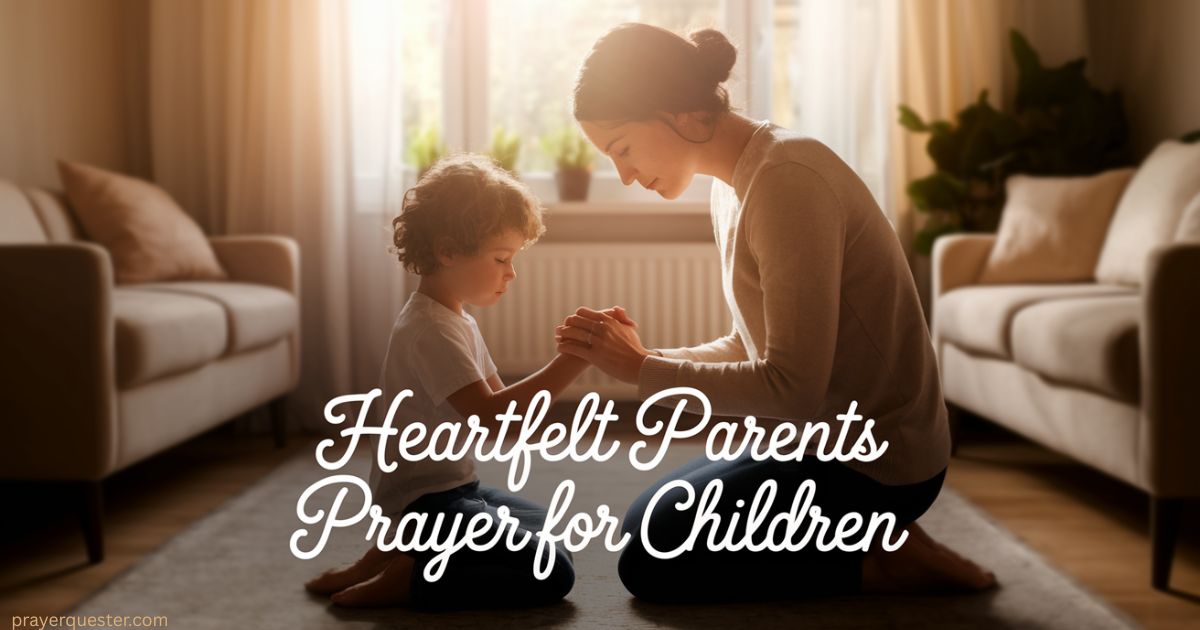 Heartfelt Parents Prayer For Children