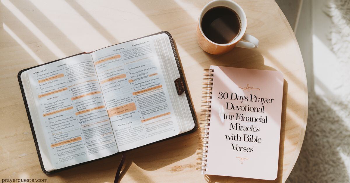 30 Days Prayer Devotional for Financial Miracles with Bible Verses