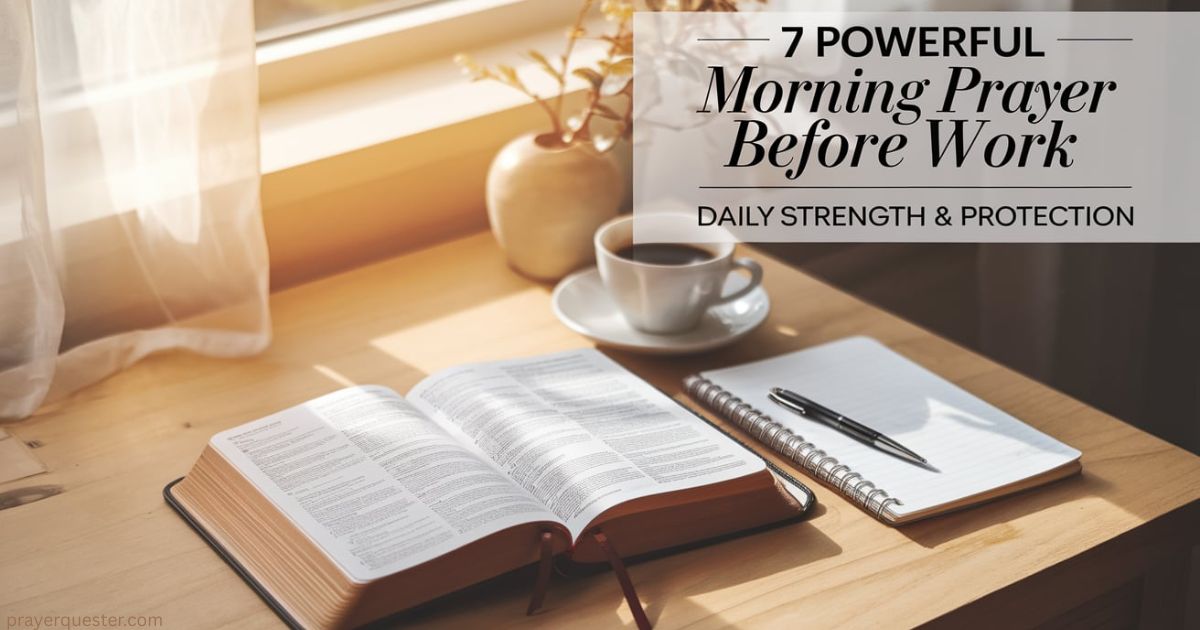 7 Powerful Morning Prayer Before Work | Daily Strength & Protection